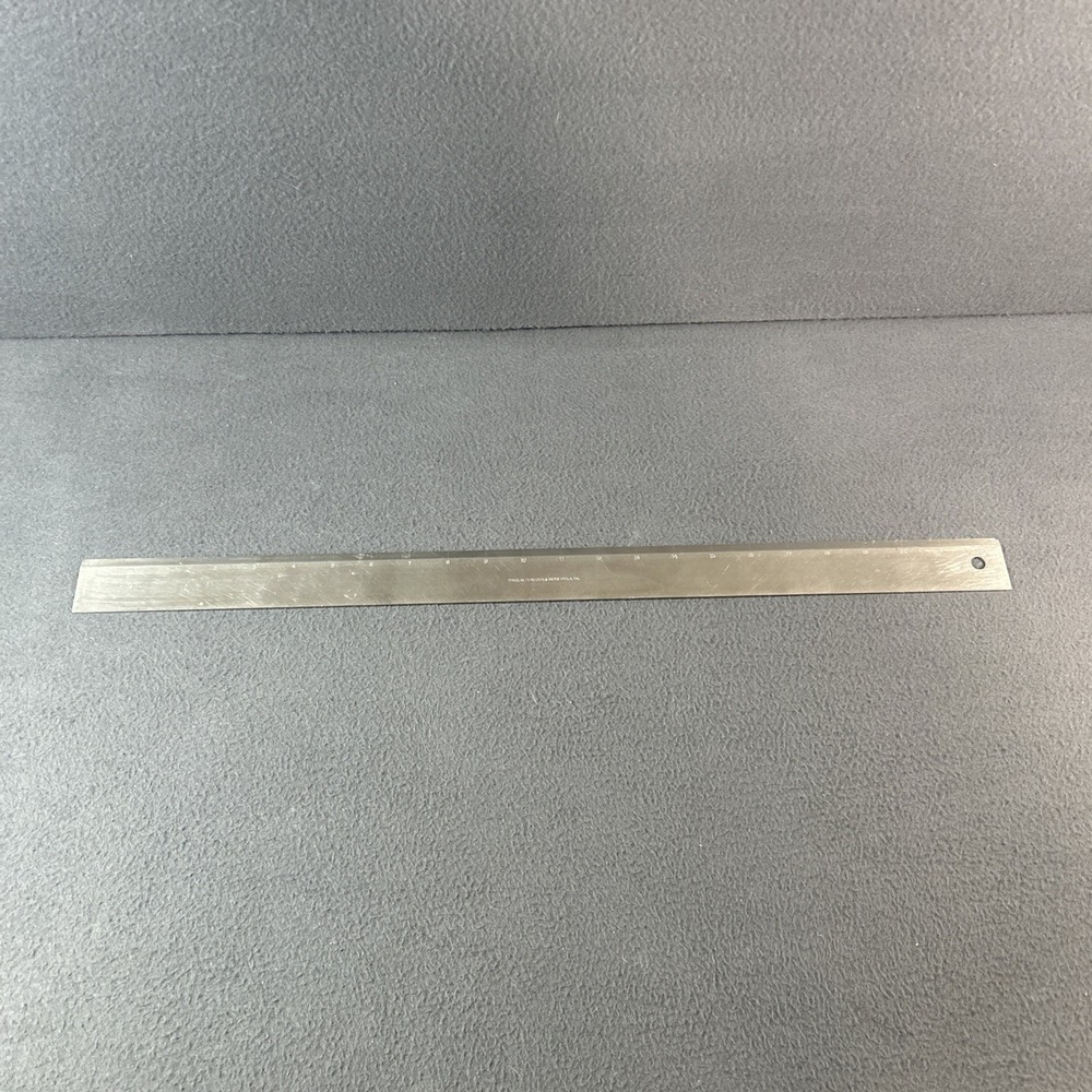 Vintage Theo Alteneder & Sons‎ 22" Stainless Steel Engineer Drafting Scale
